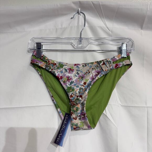 Isabella Rose Maui Floral Reversible Swim Bottom Sz M NWT - Picture 2 of 13